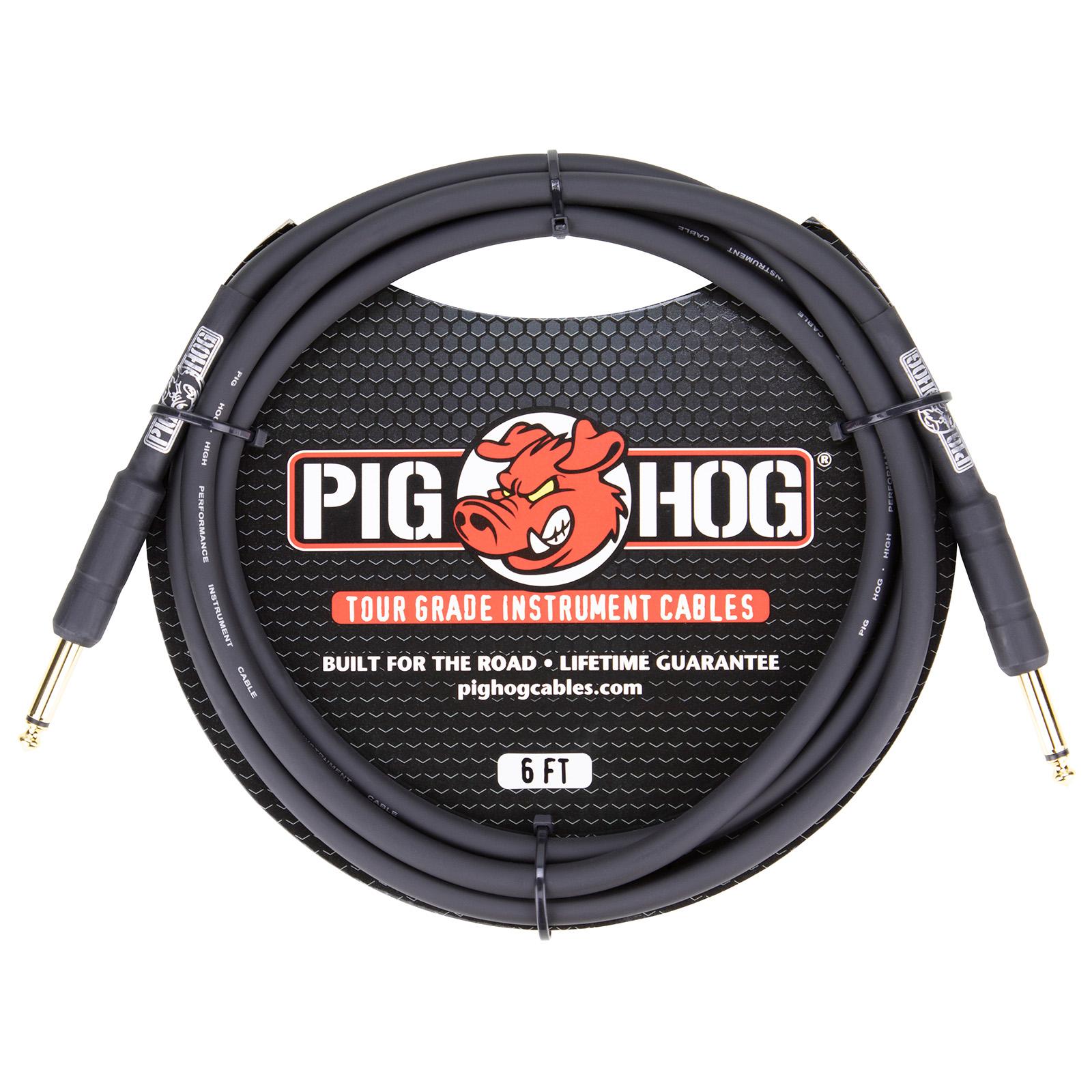 Pig Hog Tour Grade Instrument Cable 6 ft.